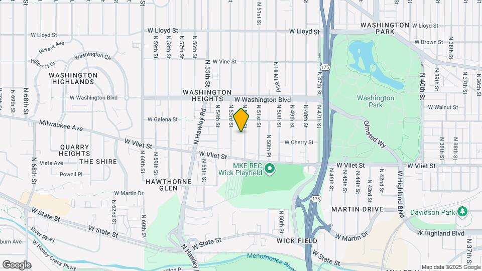 1511 N 52nd St Map and Location Details