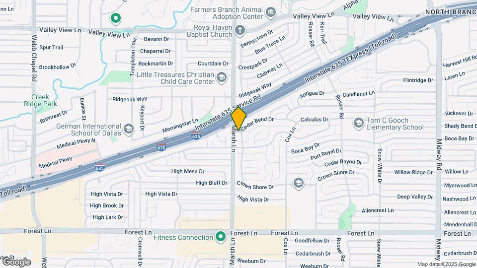 12311 Cedar Bend Dr Map and Location Details