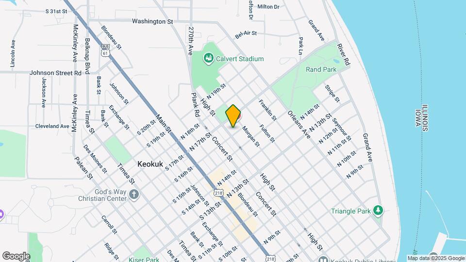 308 N 16th St Map and Location Details