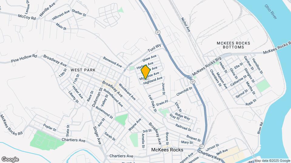 86 Highland Ave Map and Location Details