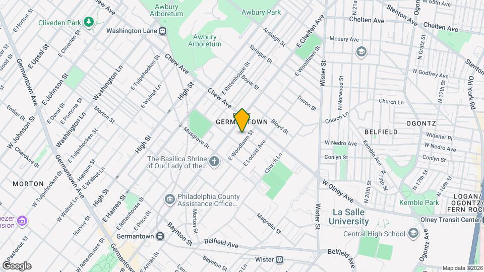 723 E Woodlawn St Map and Location Details