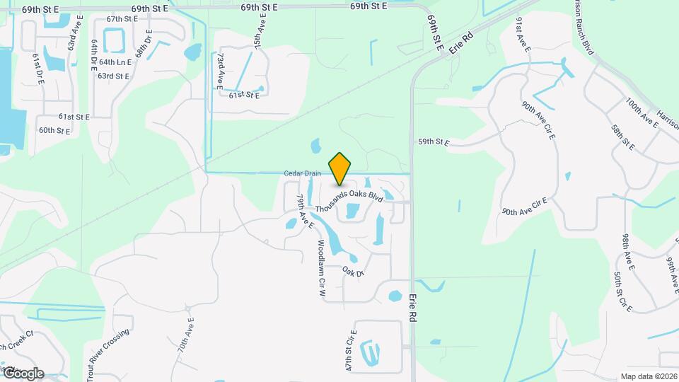 8008 55th St E Map and Location Details