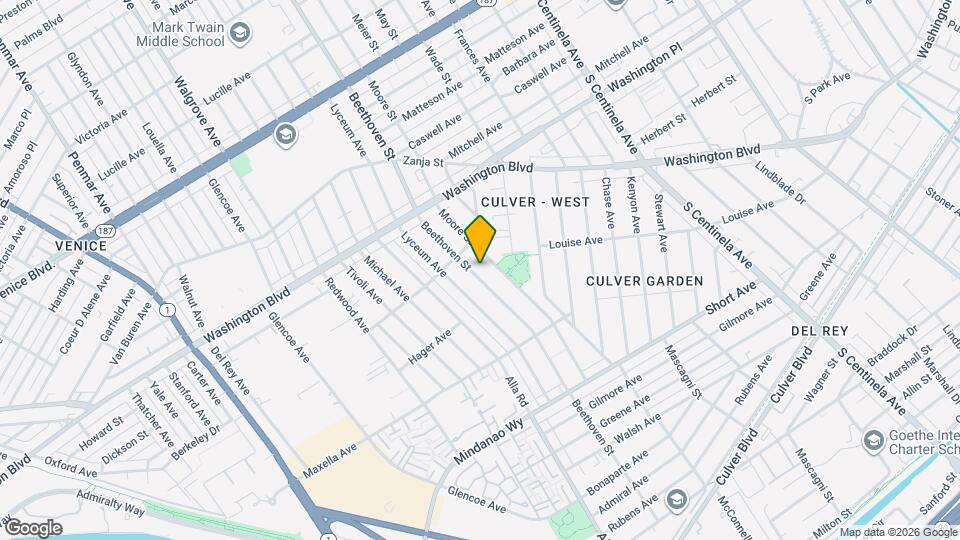 4132 Beethoven St Map and Location Details