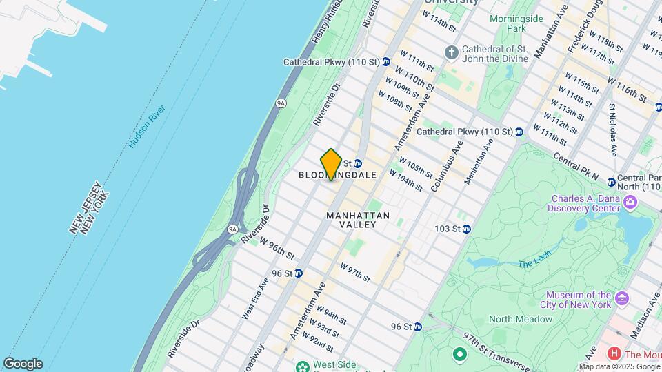 249 W 101st St Map and Location Details