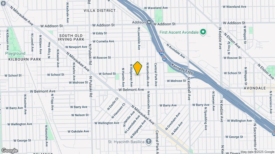 3248 N Lawndale Ave, Unit First Floor Map and Location Details
