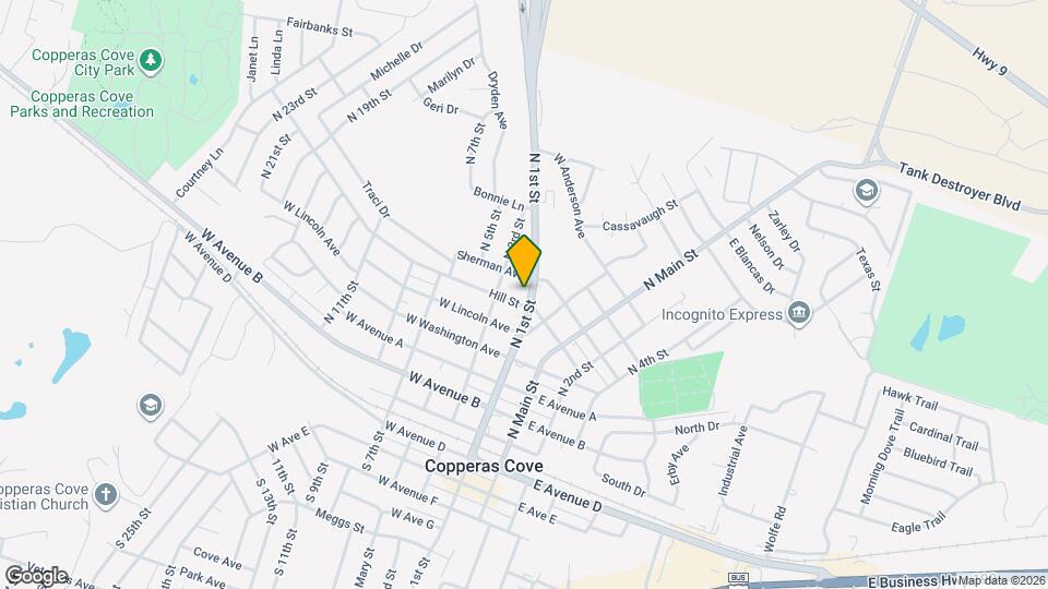 703 N 1st St Mapa y Detalles de la Ubicación