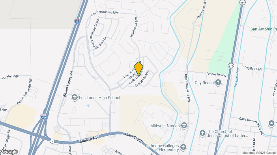 1141 Colibri Ave NW Map and Location Details