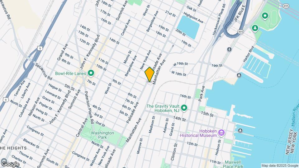 1012 Palisade Ave Map and Location Details