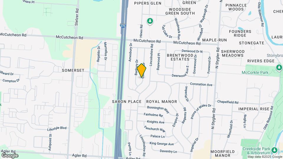 375 Canfield Dr Mapa y Detalles de la Ubicación