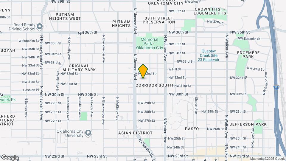 1221 NW 31st St Map and Location Details