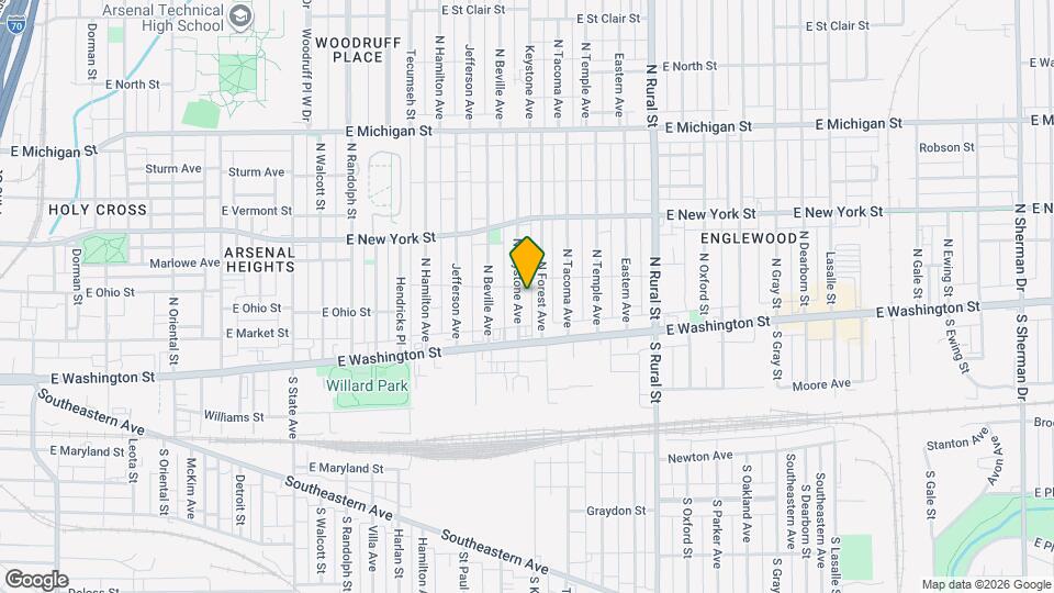 45 Keystone Ave Map and Location Details