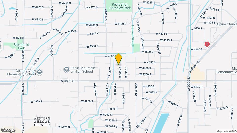 4012 W 4700 S Map and Location Details