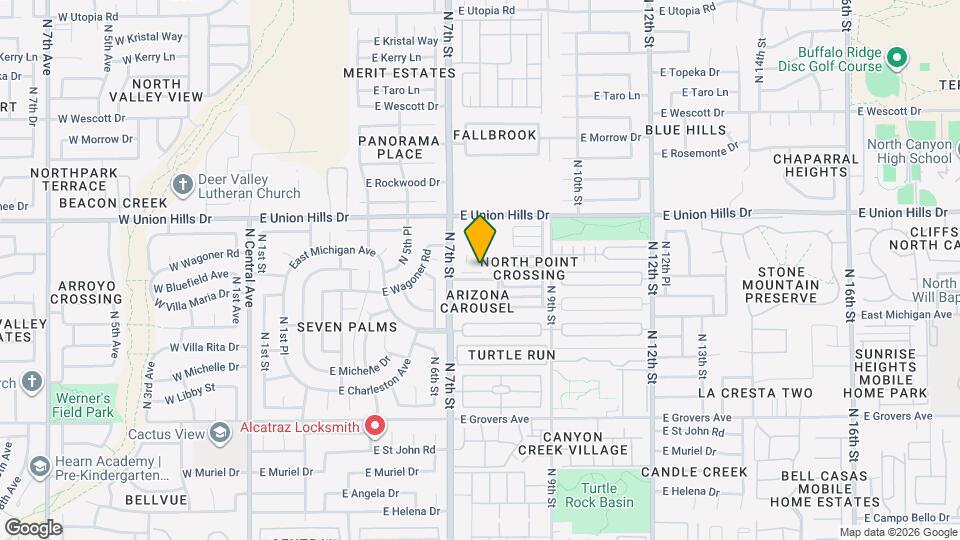 728 E Rose Marie Ln Map and Location Details