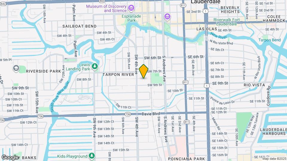 300 SW 8th St Map and Location Details