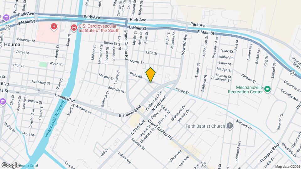 240 Boudreaux St Map and Location Details