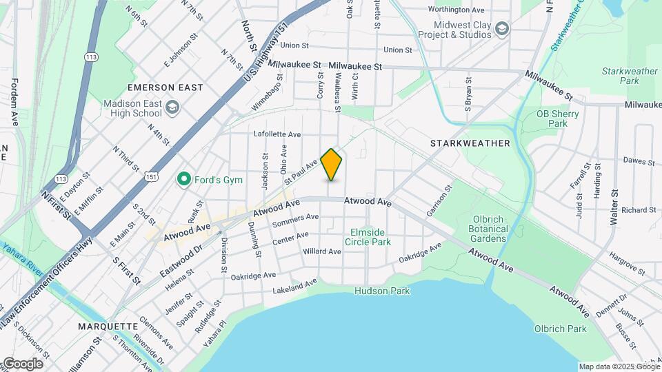 245 Corry St, Unit #1 Map and Location Details