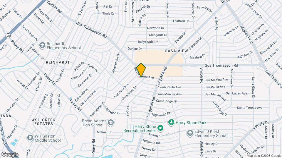 10263 Casa View Dr Map and Location Details