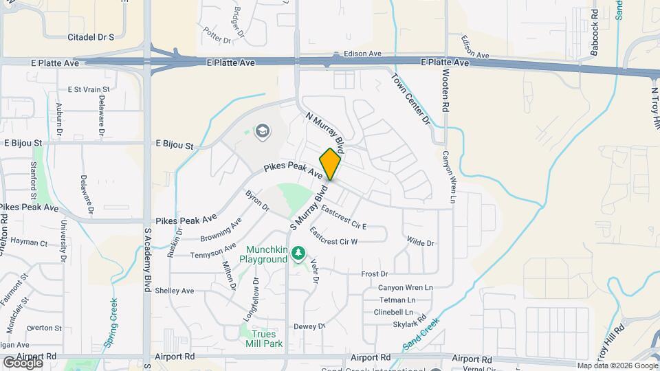5 S Murray Blvd Mapa y Detalles de la Ubicación