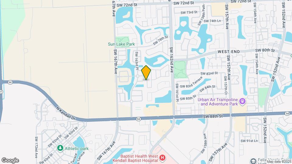 8218 SW 163rd Pl Map and Location Details