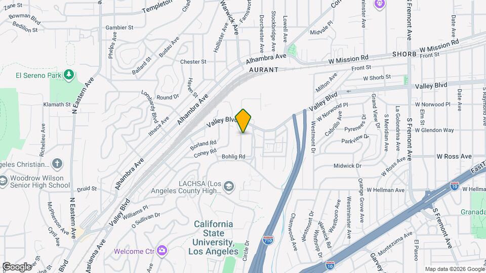 2348 Warwick Ave Mapa y Detalles de la Ubicación