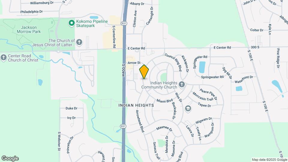 5204 Arrowhead Blvd Map and Location Details