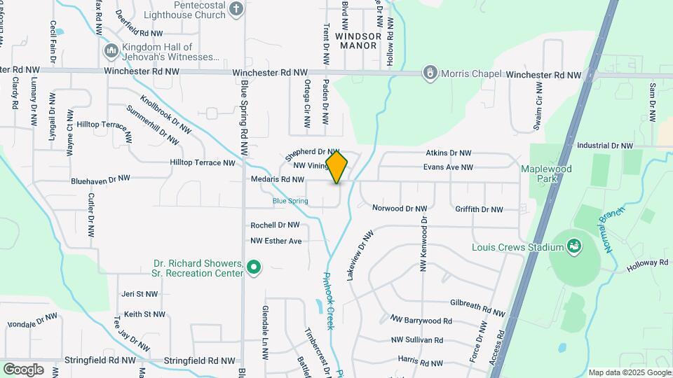 2402 Tuxedo Dr NW Map and Location Details