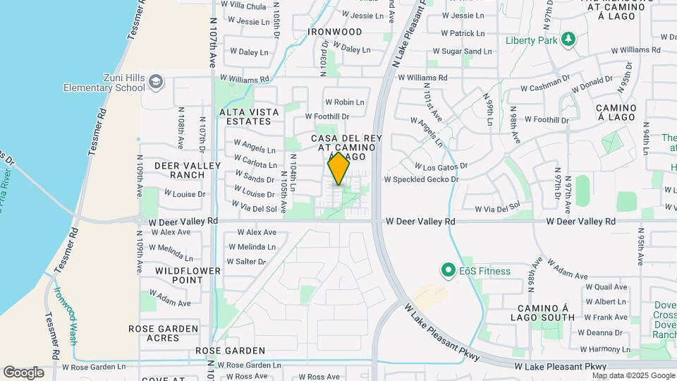 22025 N 103rd Ln Map and Location Details