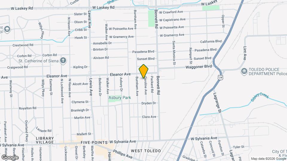 4431 Caroline Ave Map and Location Details