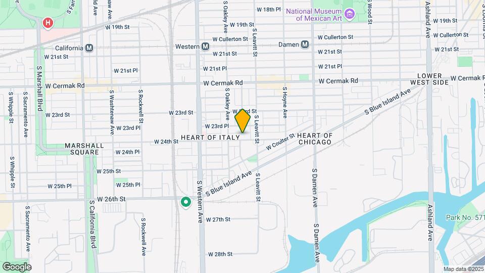 2230 W 24th St Map and Location Details