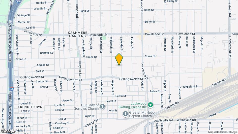 3903 Lavender St Map and Location Details