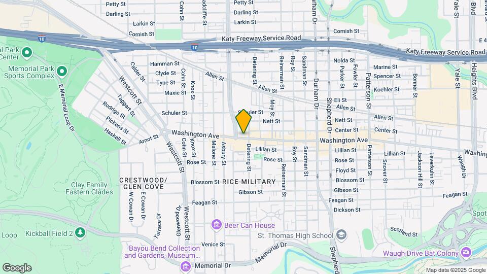 5454 Washington Ave Map and Location Details