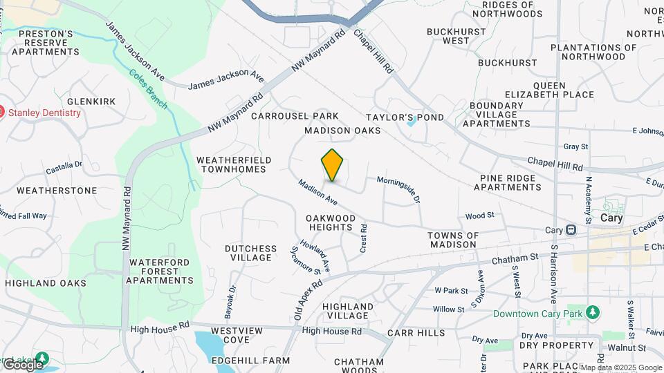 715 White Oak Dr Map and Location Details