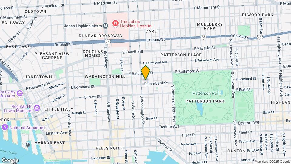 2016 E Lombard St-Unit -Lombard First Floor Map and Location Details