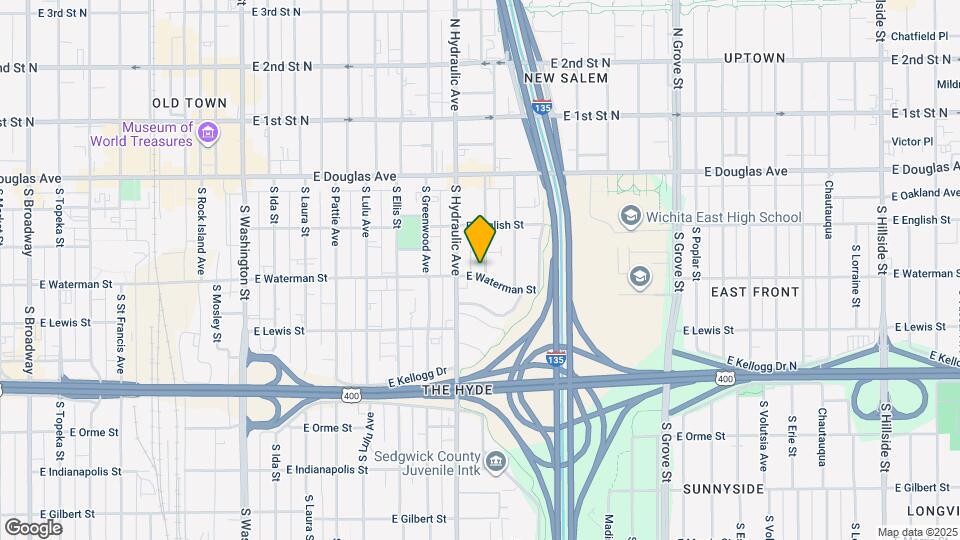 1726 E Waterman St Mapa y Detalles de la Ubicación