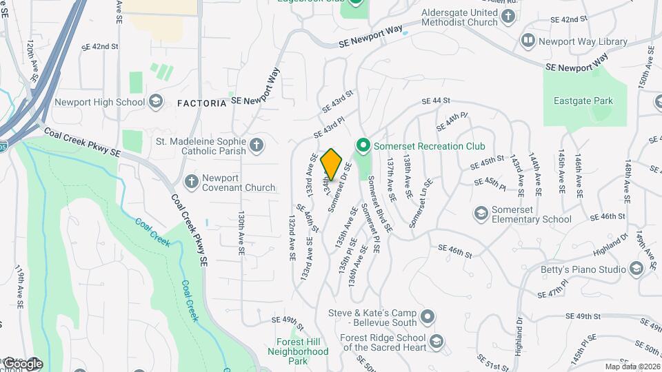 4510 134th Pl SE Map and Location Details