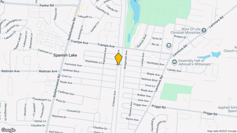 11880 Criterion Ave Map and Location Details