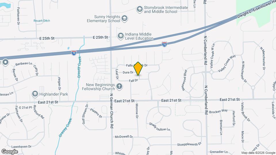 11156 Fall Dr Map and Location Details