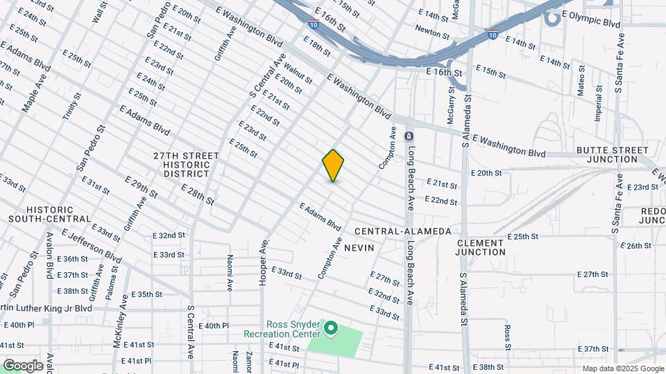1538 25TH St Mapa y Detalles de la Ubicación