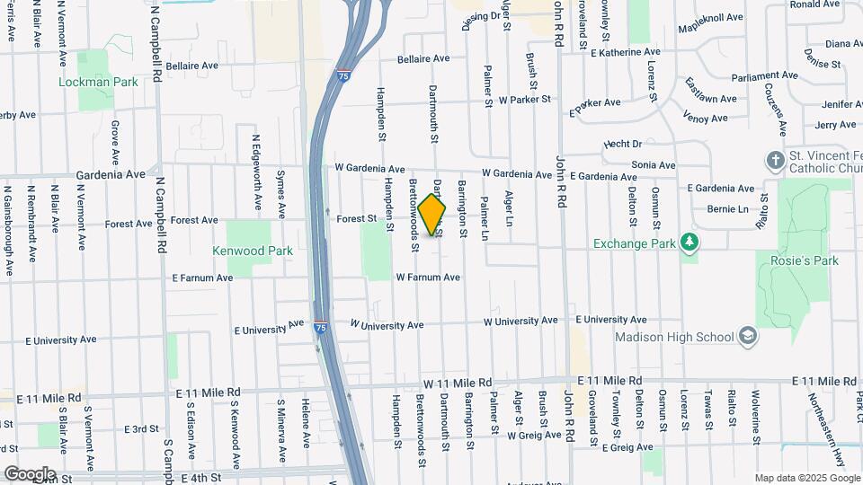 27685 Dartmouth St Map and Location Details