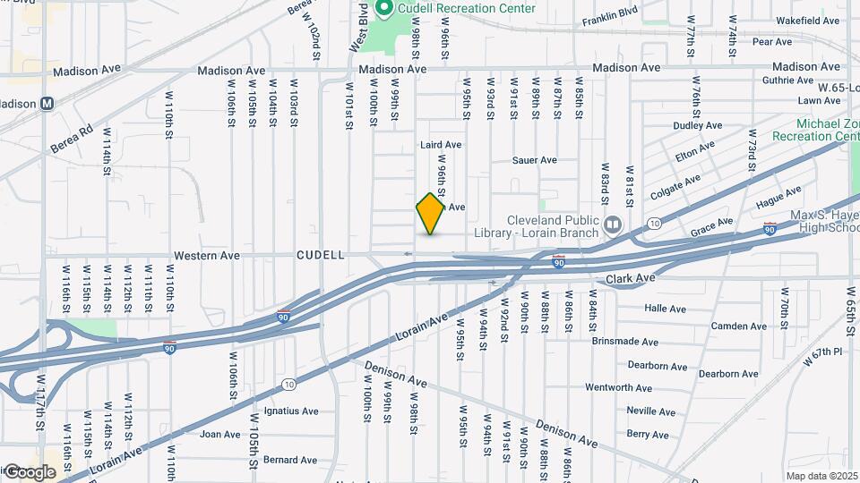 9703 Willard Ave Map and Location Details