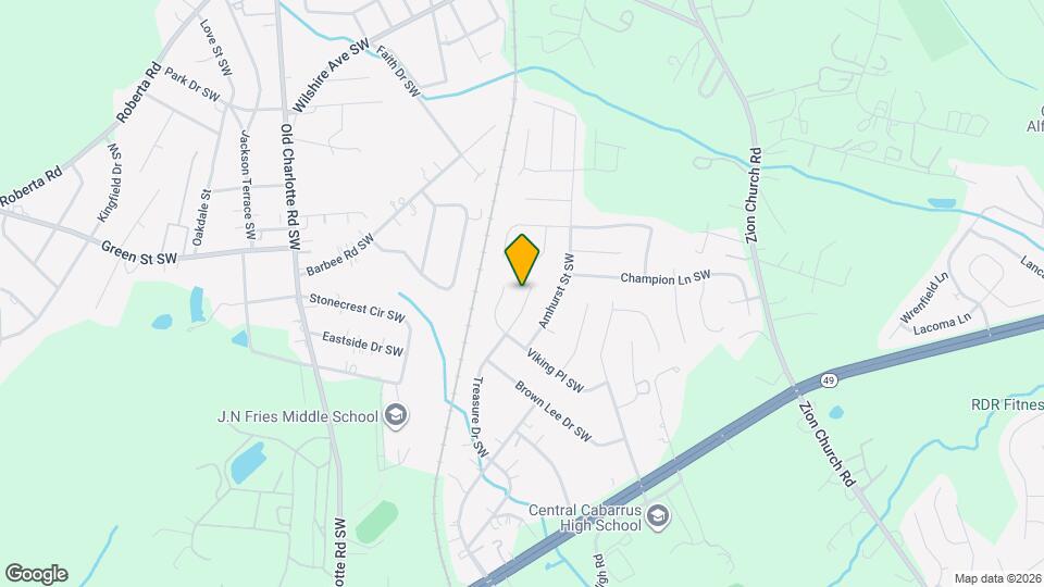 925 Treasure Pl SW Map and Location Details