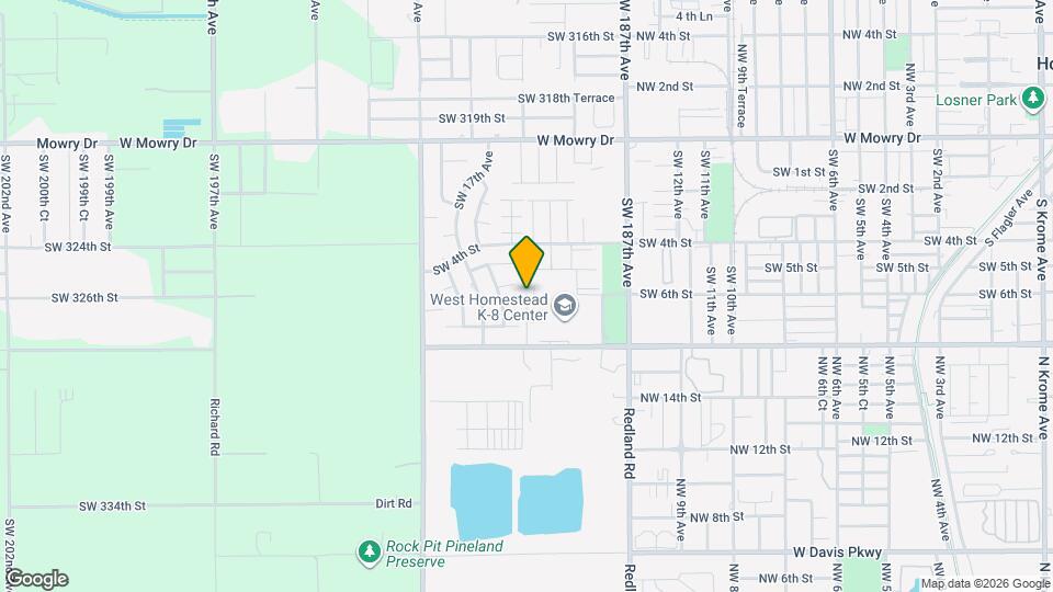 309000 SW 189th Ave Map and Location Details