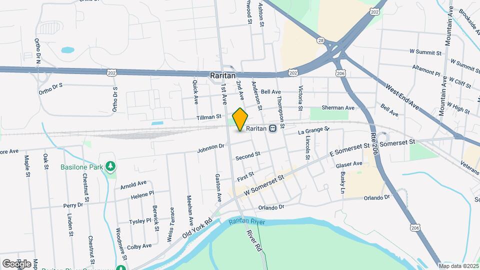 Crossings Raritan Mapa y Detalles de la Ubicación