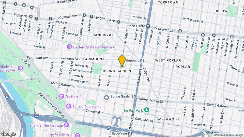 637 N 16th St Map and Location Details