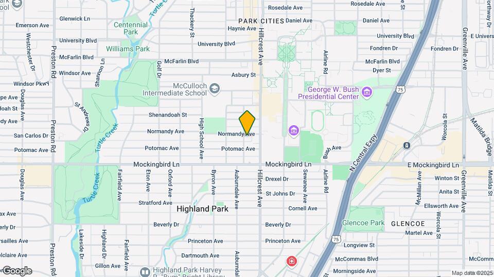 3421 Normandy Ave Map and Location Details