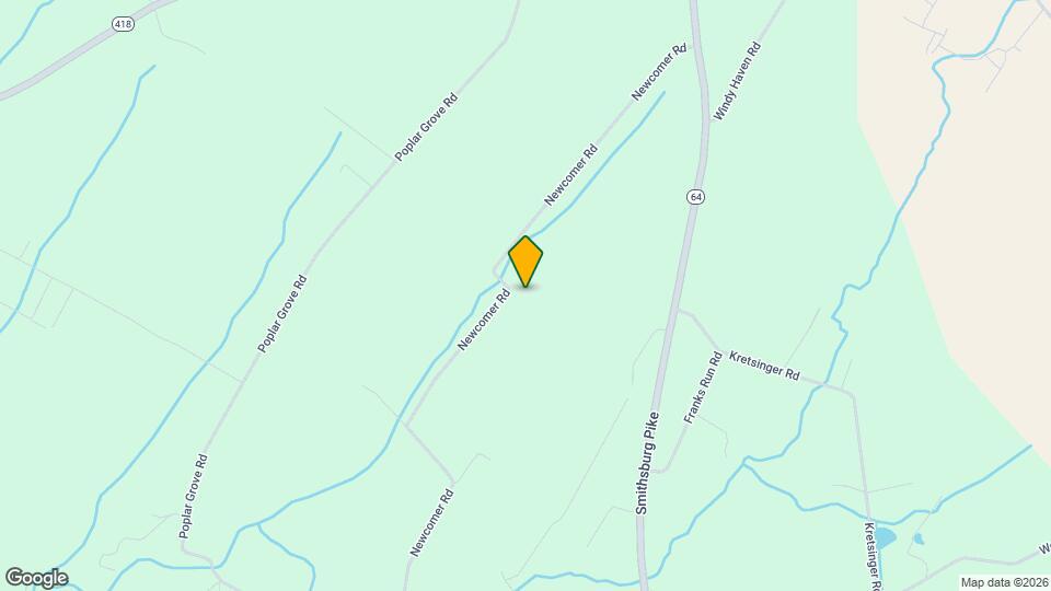 13907 Newcomer Rd Map and Location Details