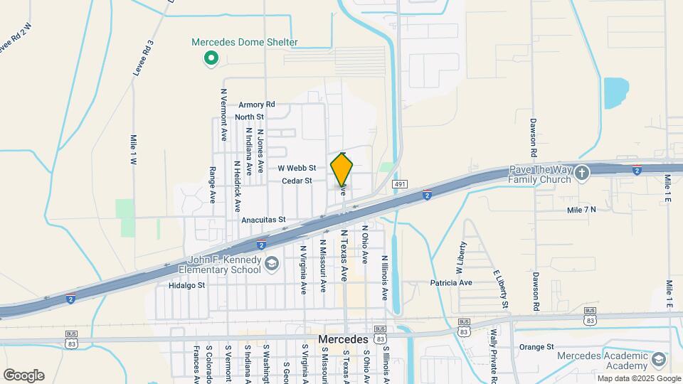 624 N Texas Ave Map and Location Details