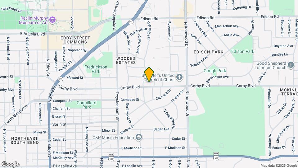 1819 Corby Blvd Map and Location Details