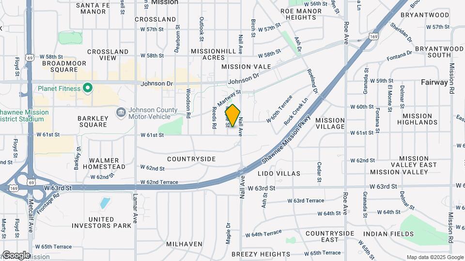 5508 W 61st St Map and Location Details