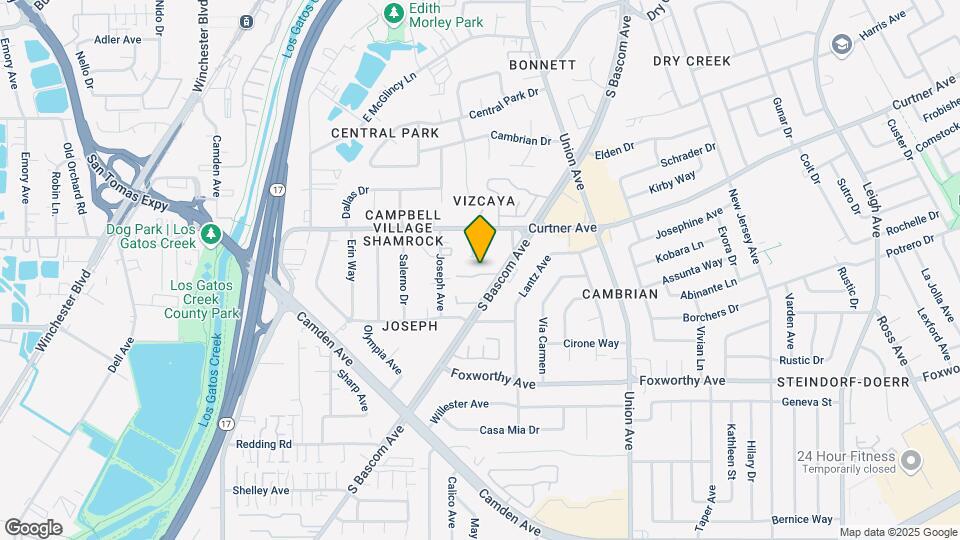 2785 S Bascom Ave Map and Location Details